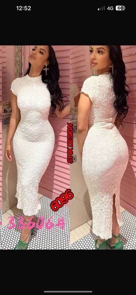 Robe Midi Blanche Élégante