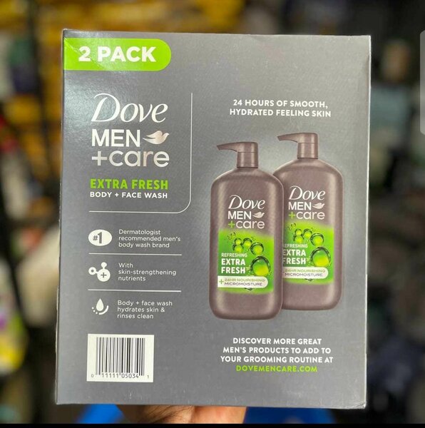 Dove Men+Care Body And Face Wash, Extra Fresh