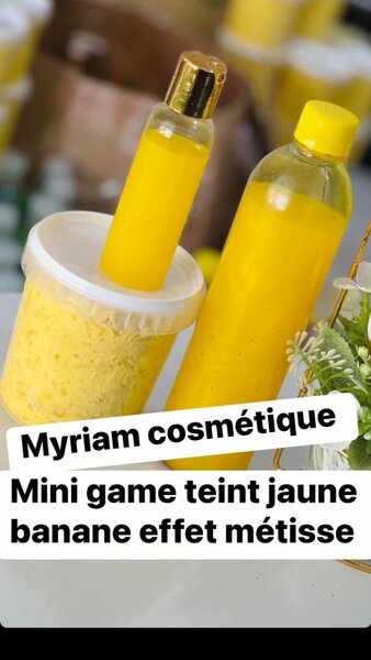 Duo teint jaune banane