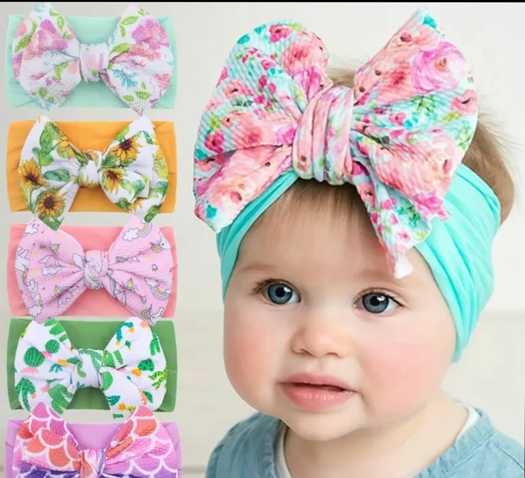 Bandeaux Bébé À Nœud Floral