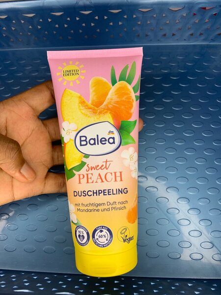 Balea Douche Exfoliant Pêche