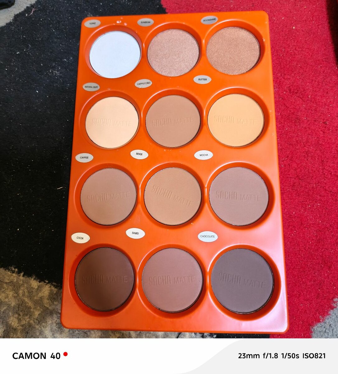 Palette de poudre zikel