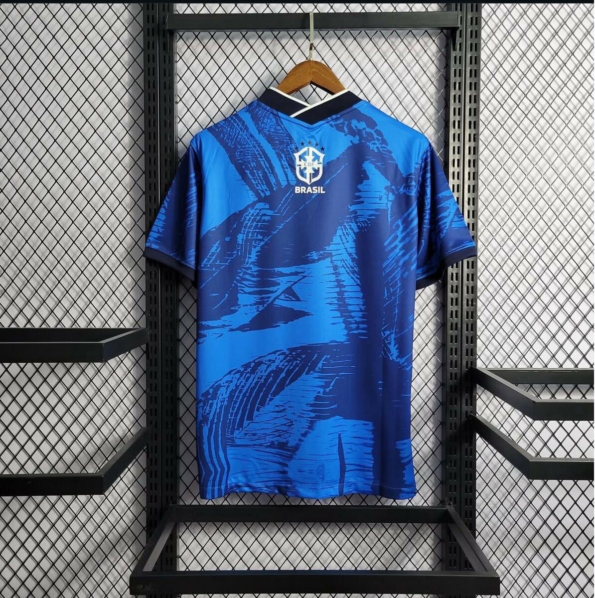 Maillot de Foot Brésil Bleu