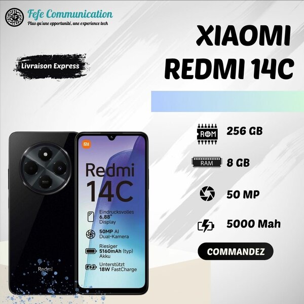 Xiaomi Redmi 14C - 256GB - 8GB