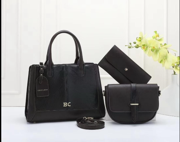 set of black bags