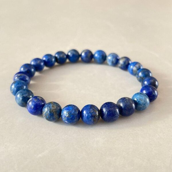 Bracelet en lapis-lazuli