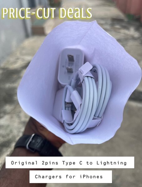 Original 2pins Type C To Lightning Charger For iPhone