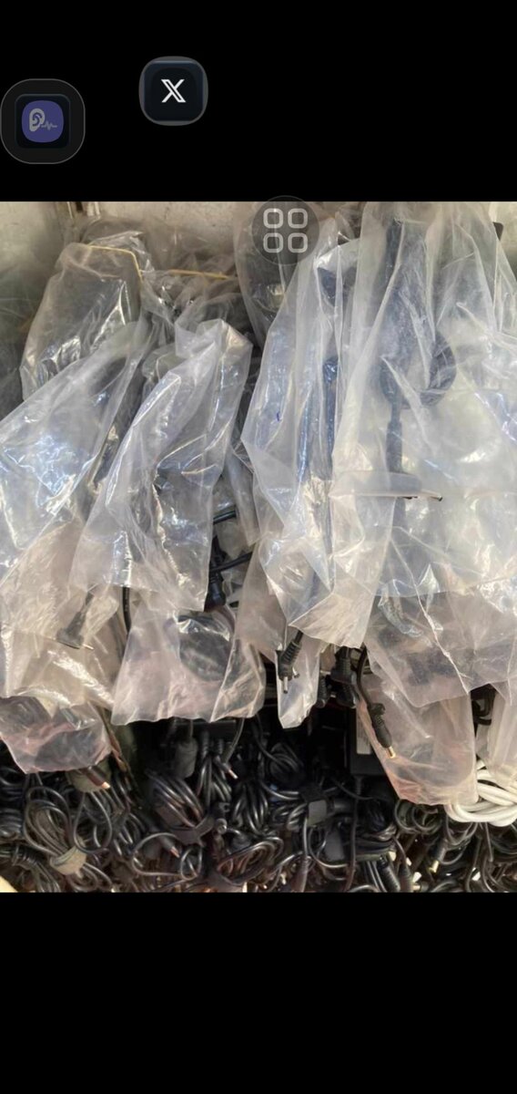 All types of laptop chargers