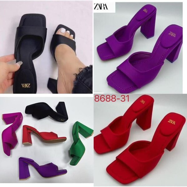 Mules à talons Zara tendance