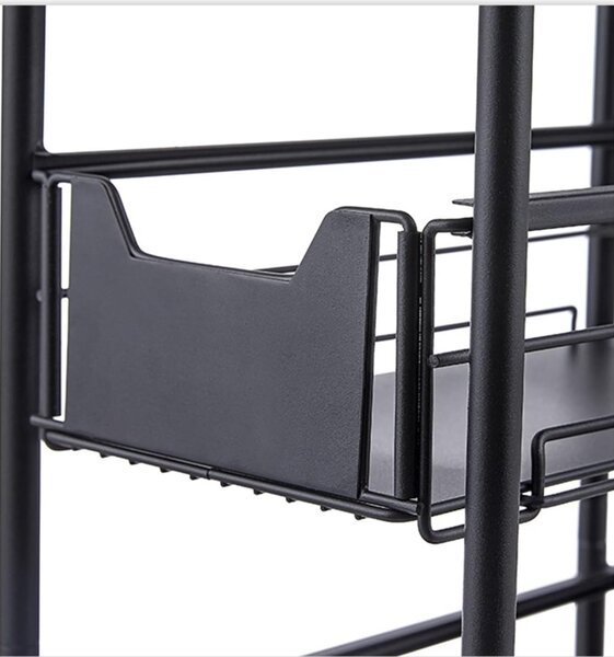 ÉTAGÈRE DE RANGEMENT 4 NIVEAUX TRÈS SOLIDE ET INOXYDABLE