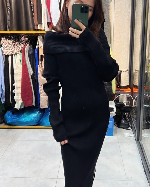 Платье чёрное