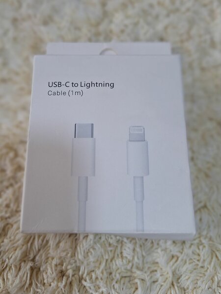 Câble USB-C vers Lightning 1m