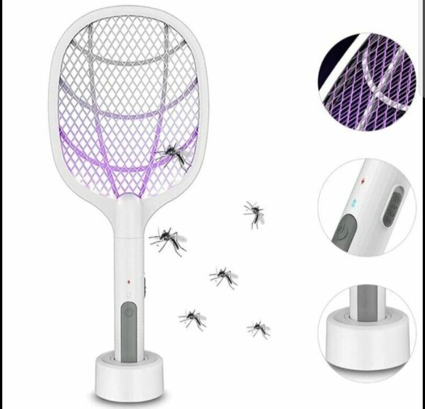 Raquette électrique anti-moustiques