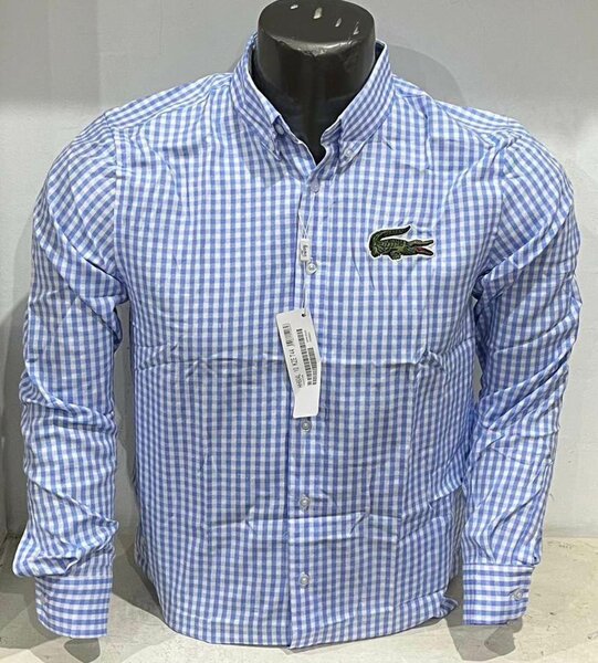 Chemise à carreaux élégante homme