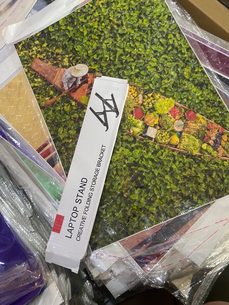 Laptop aluminum foldable stand