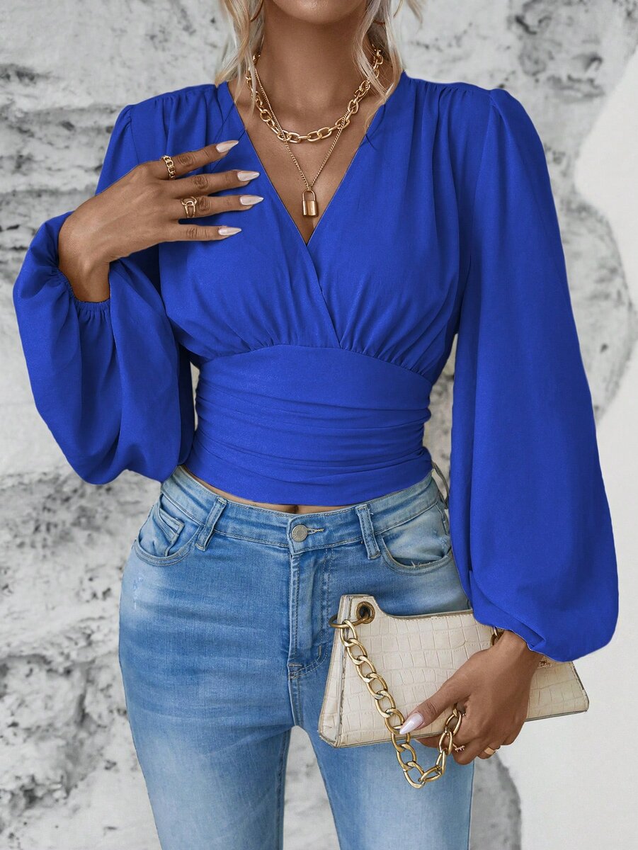 Blouse élégante manches longues