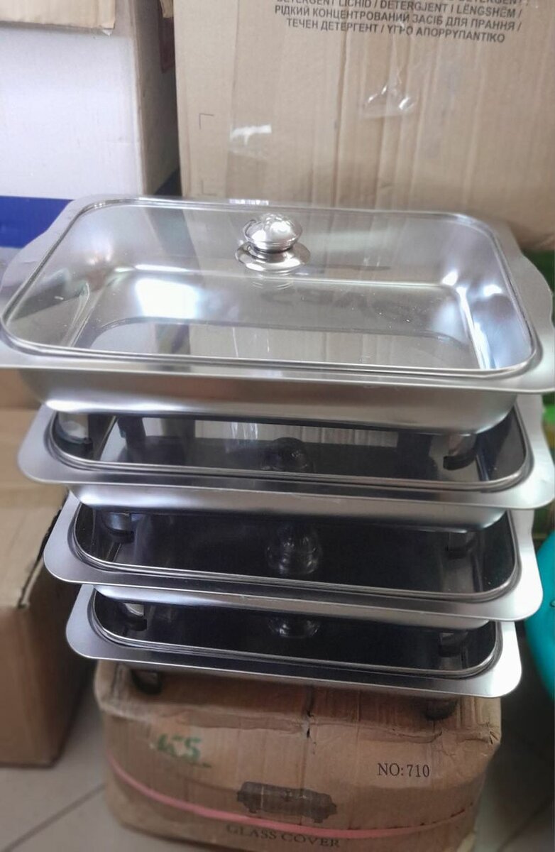 Chafing Dishes en Acier Inox