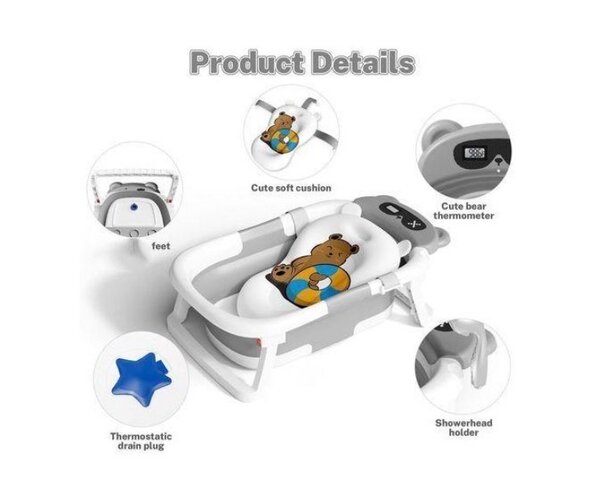 Baignoire pour bébé pliable