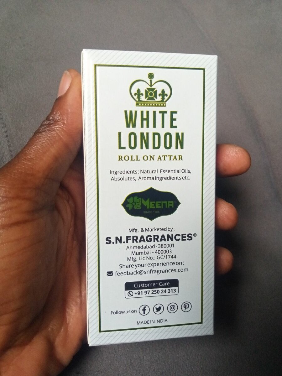 White London Roll On Attar
