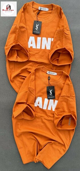 T-shirt orange stylée