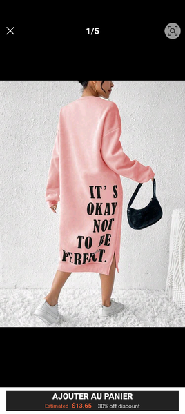 Robe Sweat Oversize Confortable