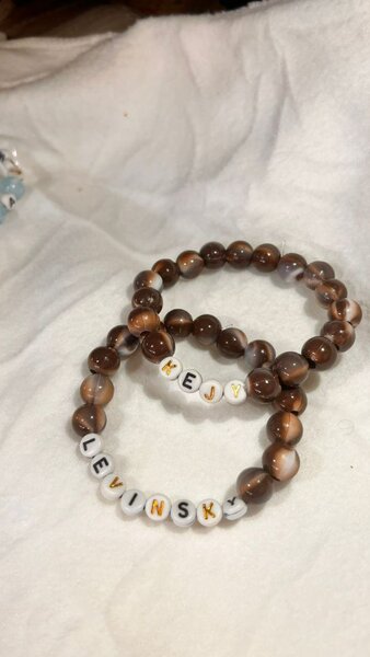 Bracelet perles personnalisable