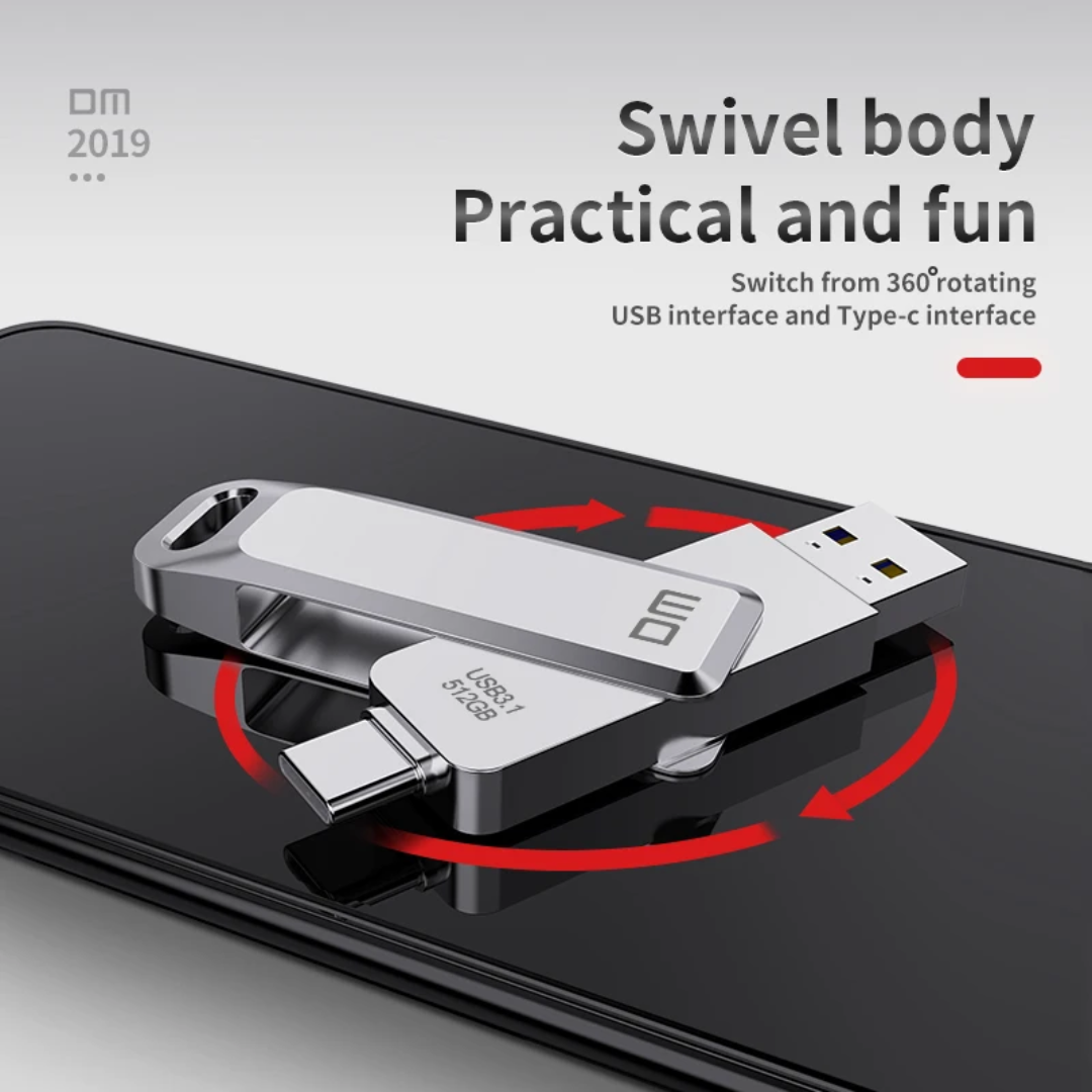 Clé USB 3.1 Pivotante Haute Vitesse