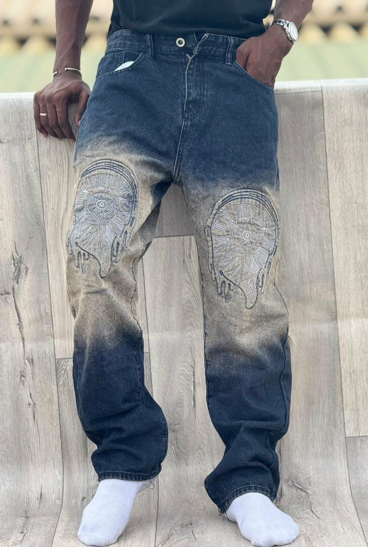 Jeans homme style dégradé