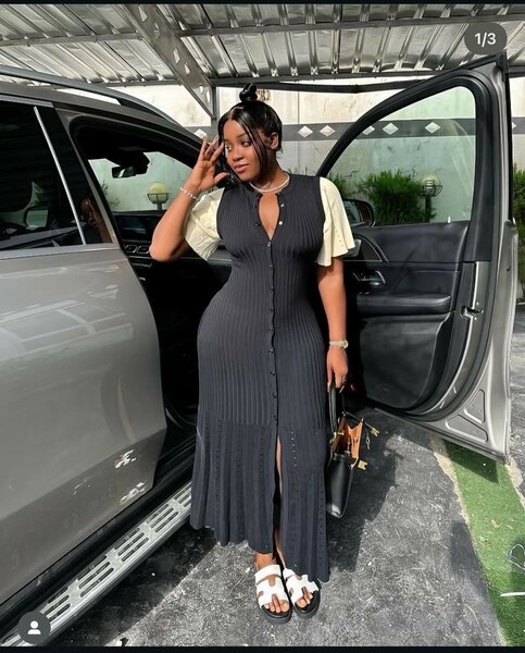 Robe Longue Évasée Élégante