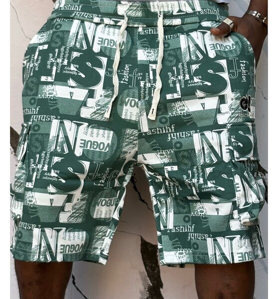 Shorts cargo imprimé homme