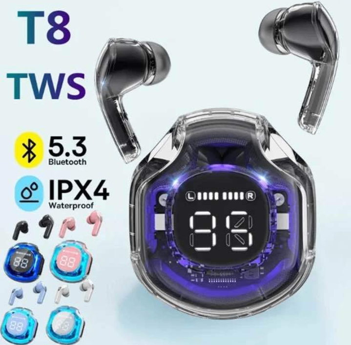 Ultra Buds Pro Wireless TWS Capsule Transparent Design TWS W