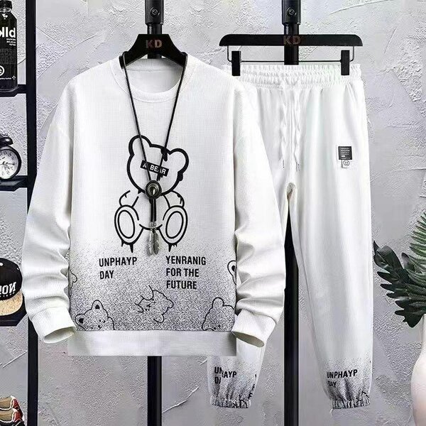 Ensemble pantalon pull cou rond