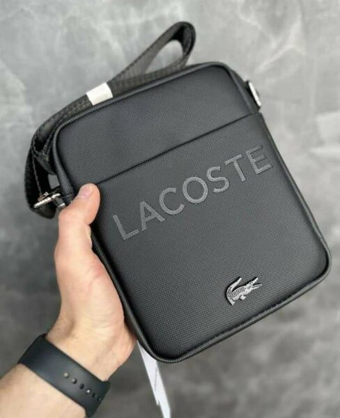 Sacoche Lacoste en cuir