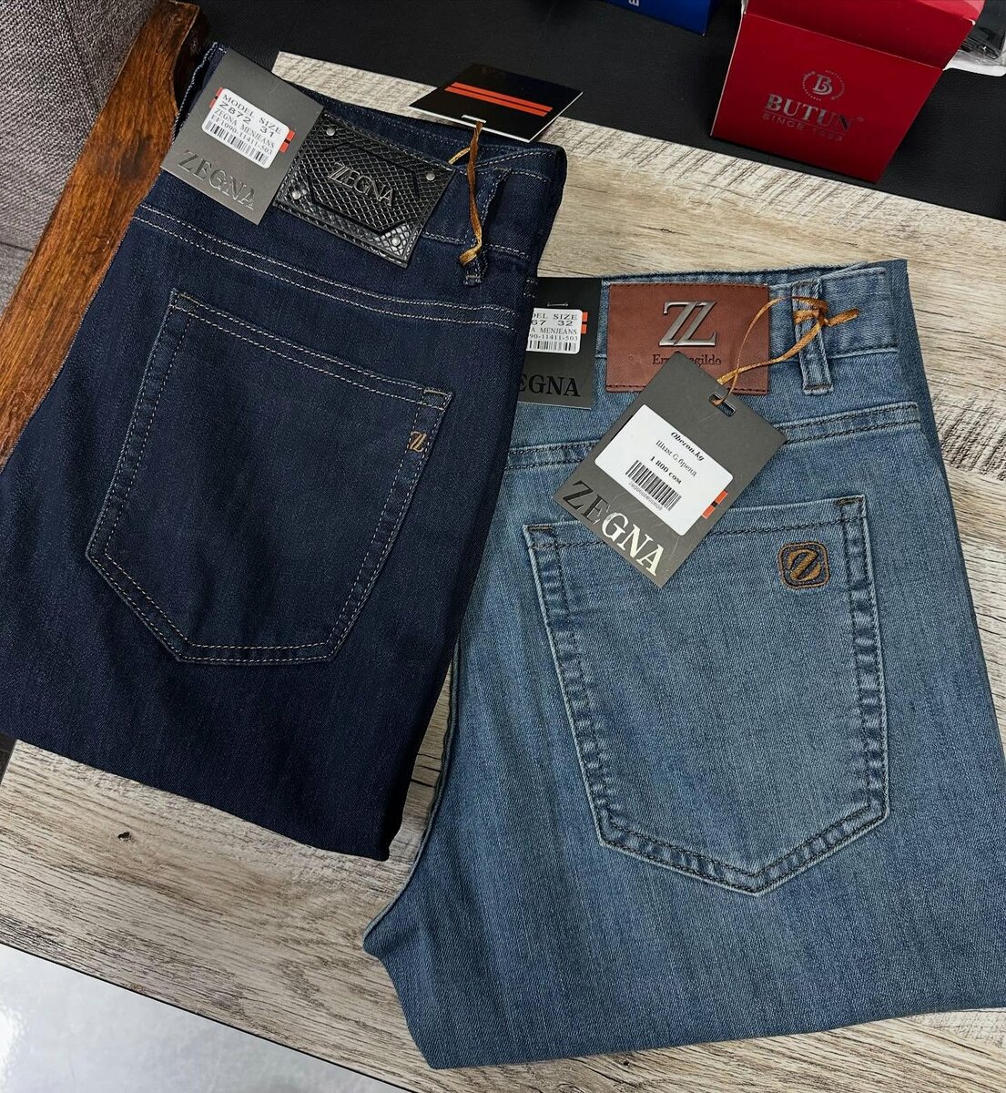 Джинсы Zegna (без начес)