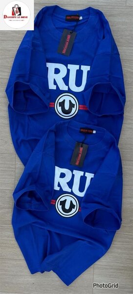 T-shirts bleus pour hommes