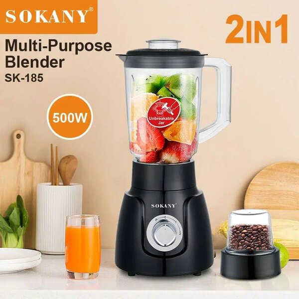 Sokany 1.6L double cup blender