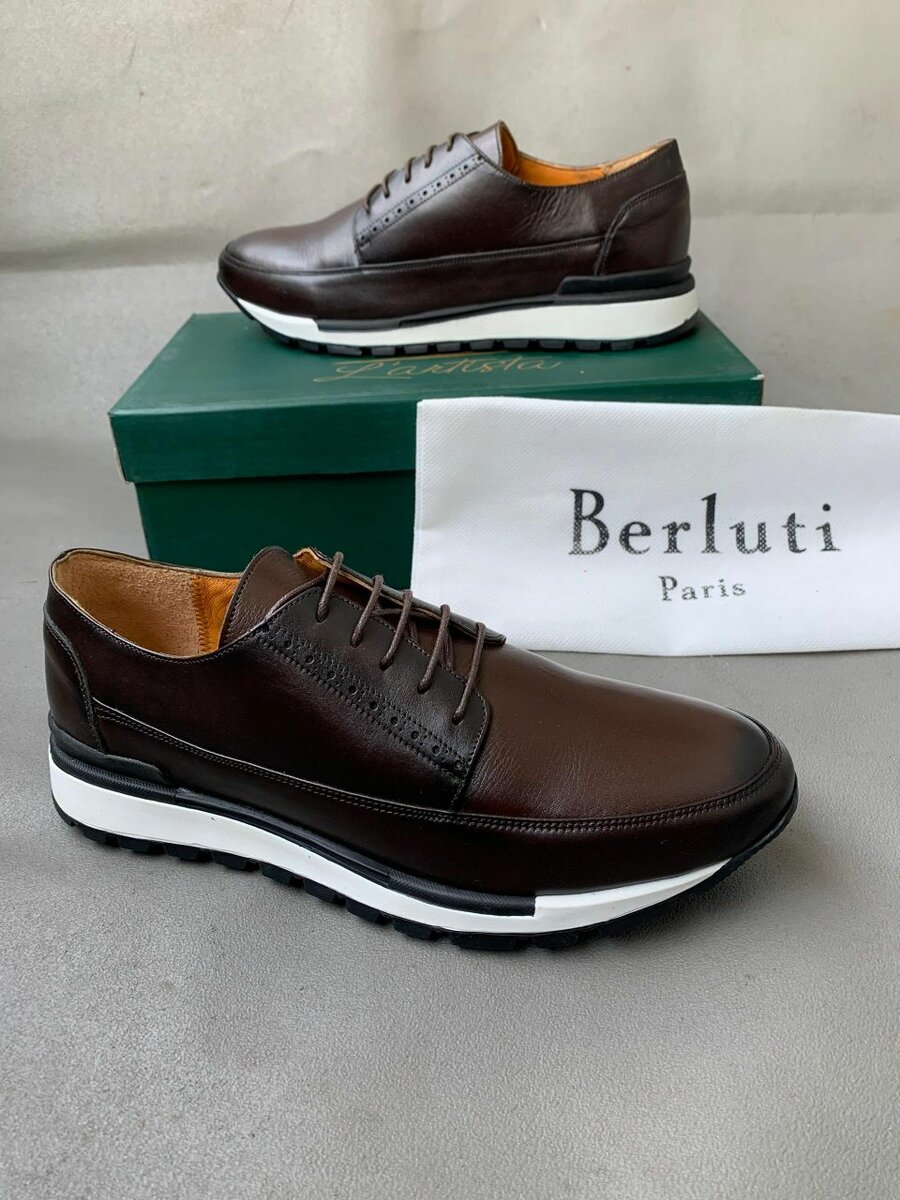 Sneakers en cuir Berluti