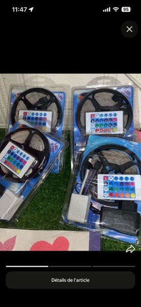 Bande LED Multicolore Télécommande