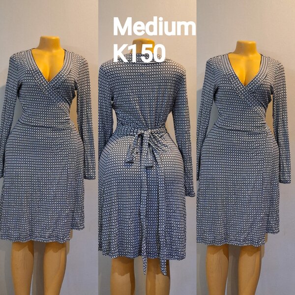 Beautiful and high-quality women's dress made of salaula silk