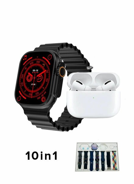 I20 ULTRA  TOUCH SCREEN SMART WATCH 10 in 1