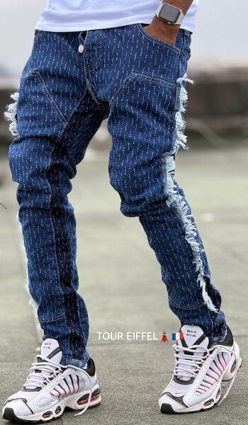 Jeans déchirés homme mode