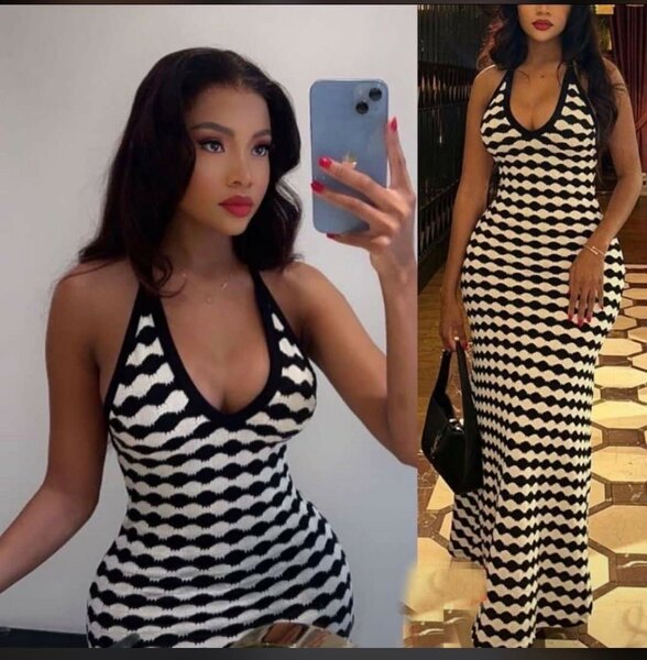 Robe élégante à motifs