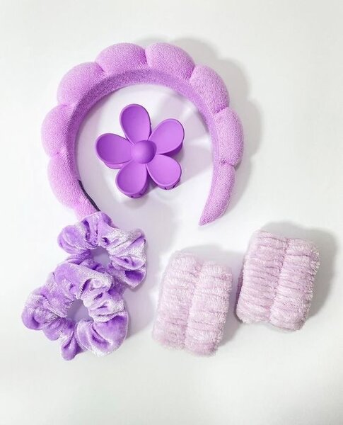 Kit d'accessoires coiffure doux