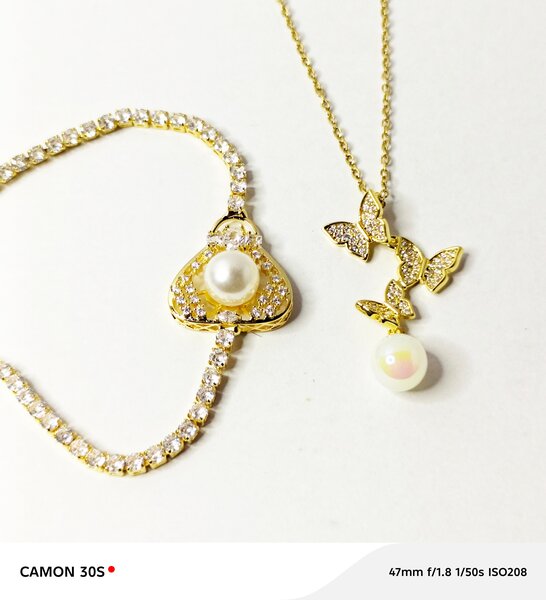 Collier et Bracelet Perles Élégants