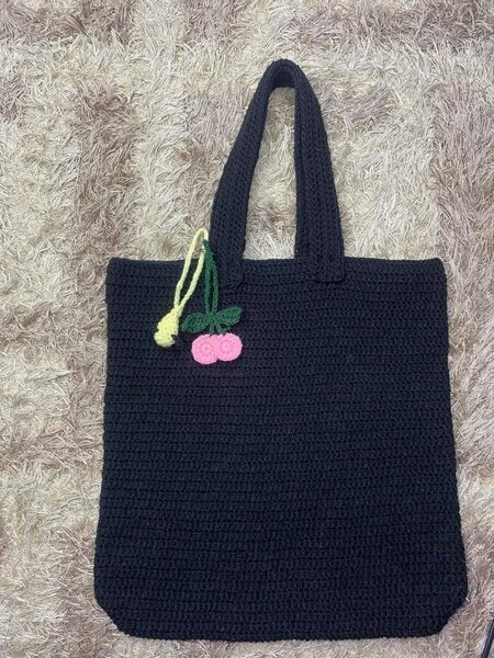 Tote bag Noir Cerises