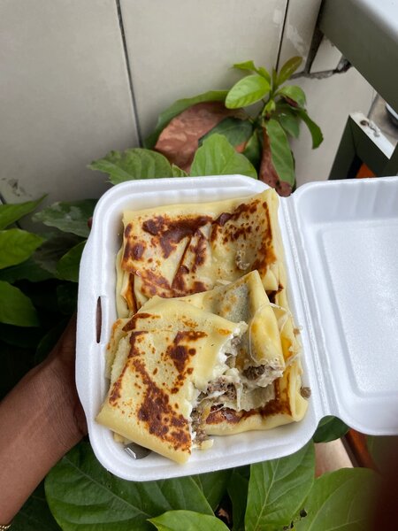 Crêpes salée viande hachée fr