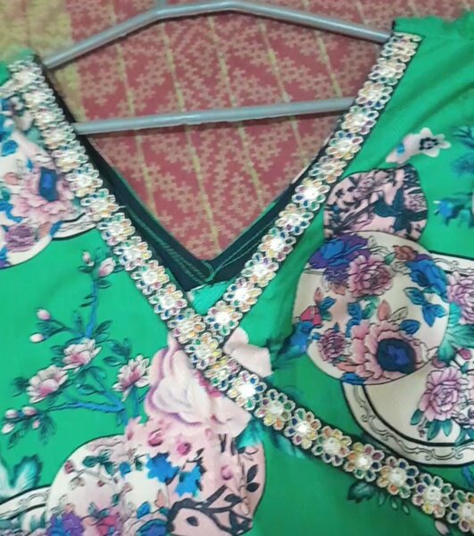 Short length frok with flares