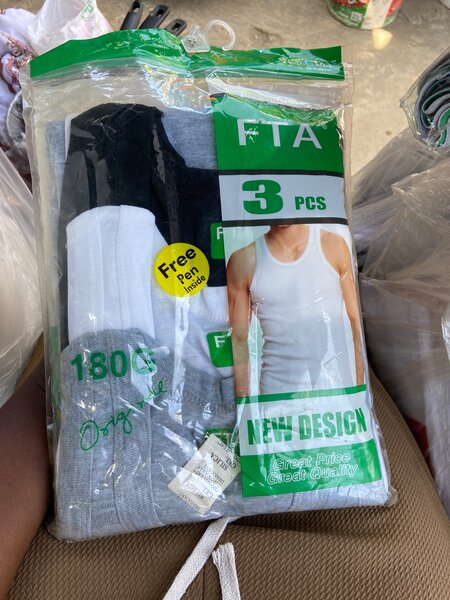 Débardeur homme coton lot de 3