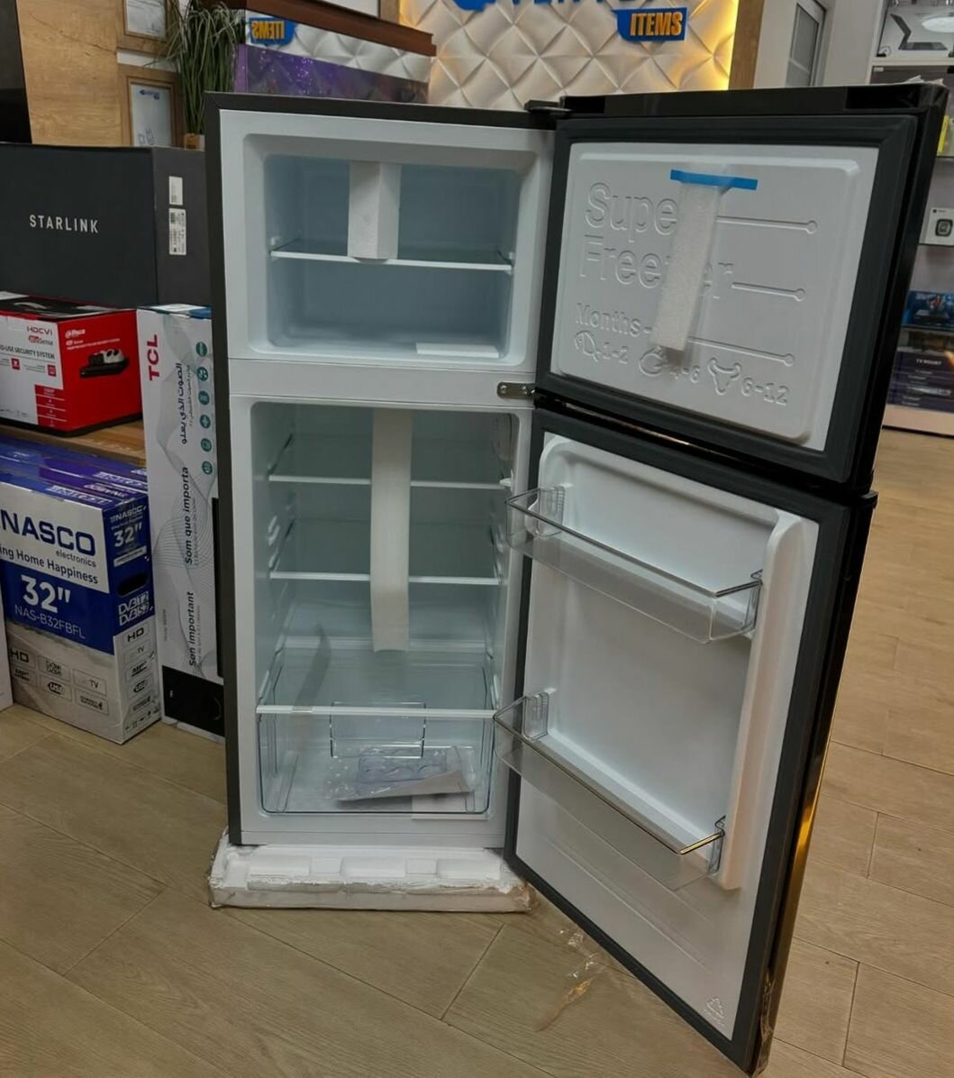 TCL TOP MOUNT FRIDGE 118L