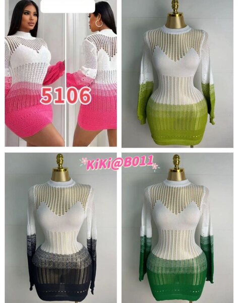 Robe Pullover Transparente